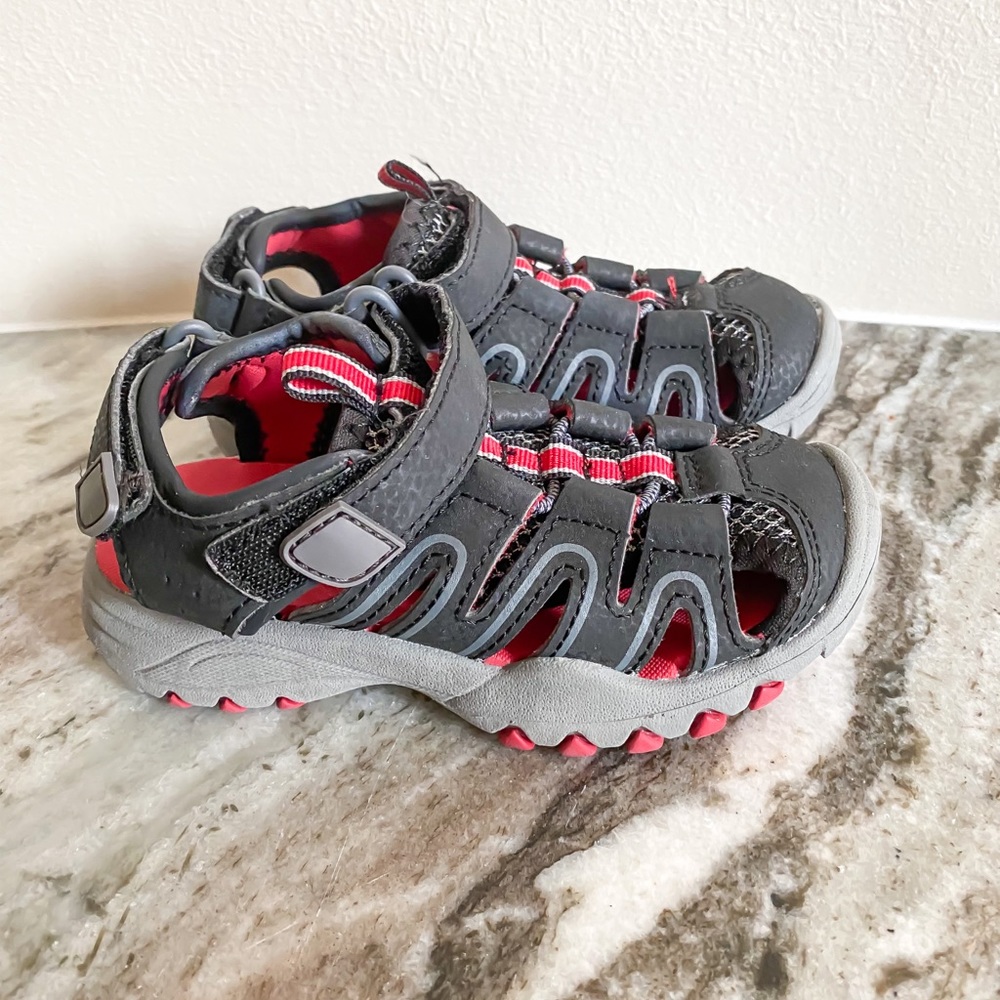Cat & Jake Toddler Boy Afton Sandals- Size 8
